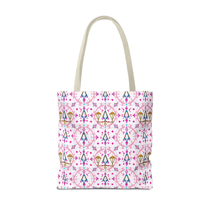 Tote Bag (AOP), Libra, Zodiac, Jewel Pattern
