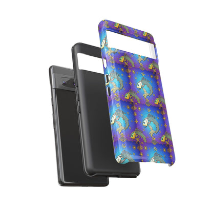 Tough Cases, Pisces, Zodiac v2, Metal Pattern