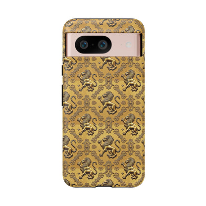 Tough Cases, Leo, Zodiac, Metal Pattern