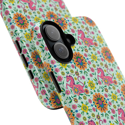 Tough Cases, Aquarius, Zodiac, Flower Pattern
