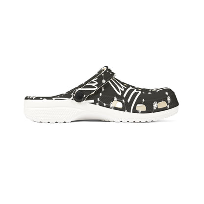 EVA Foam Rubber Shoes (AOP), Material 100% EVA, Scorpio Zodiac Design