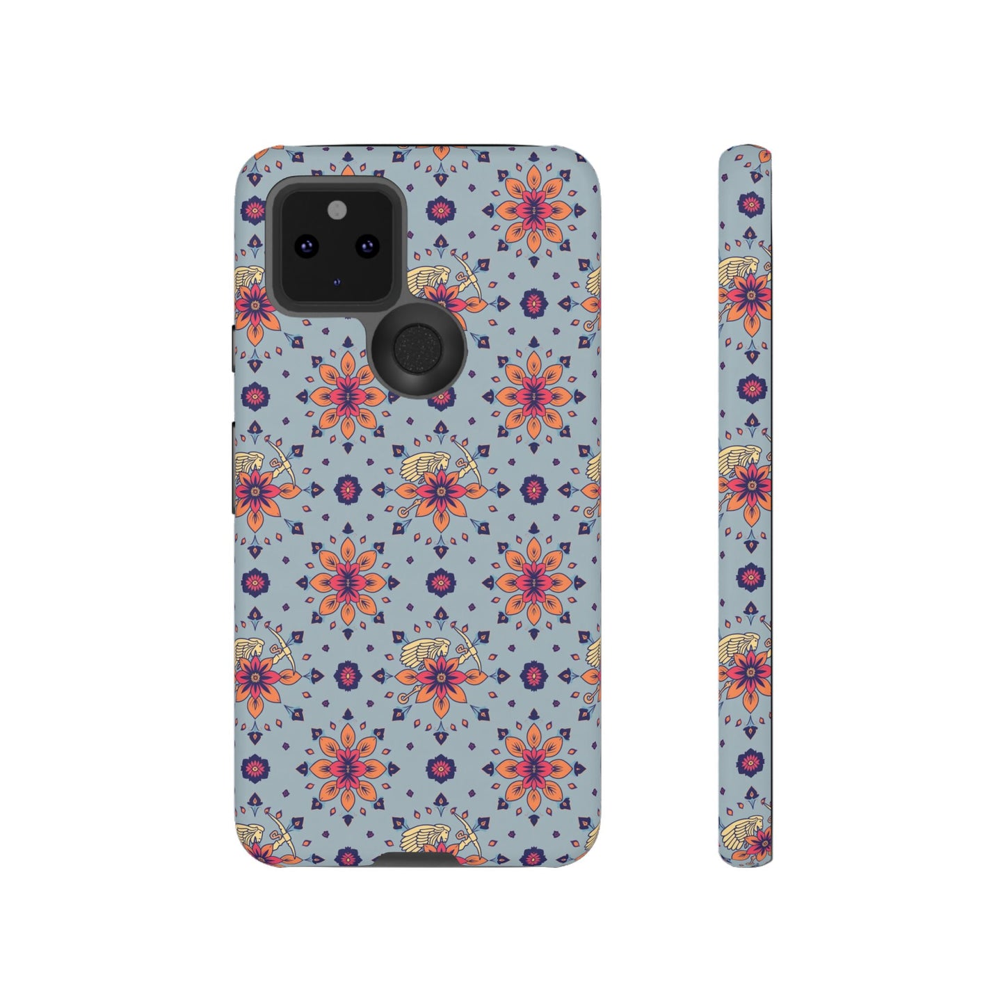 Tough Cases, Sagittarius, Zodiac v3, Flower Pattern