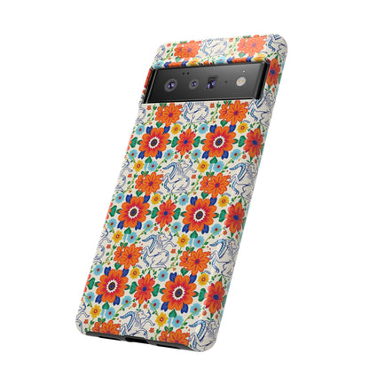 Tough Cases, Virgo, Zodiac v4, Flower Pattern