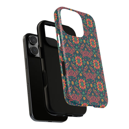 Tough Cases, Cancer, Zodiac v4, Flower Pattern