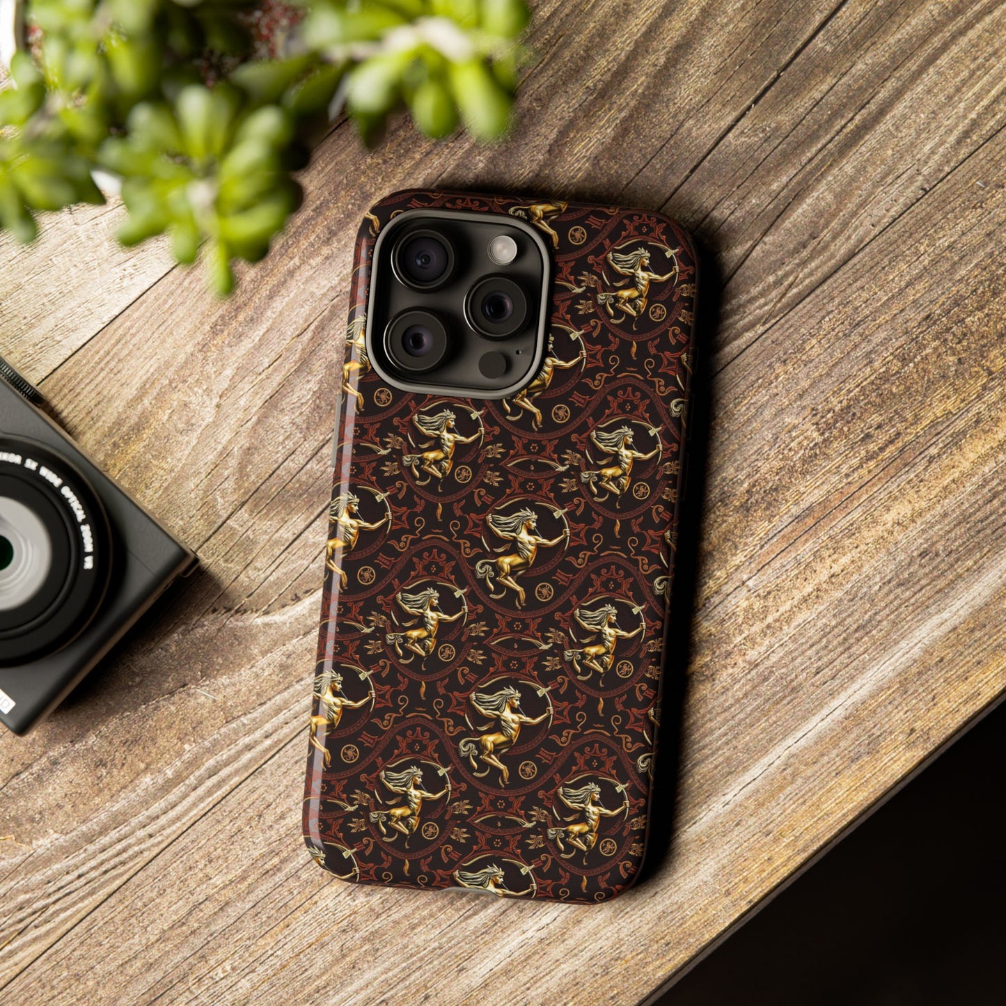 Tough Cases, Sagittarius, Zodiac, Metal Pattern