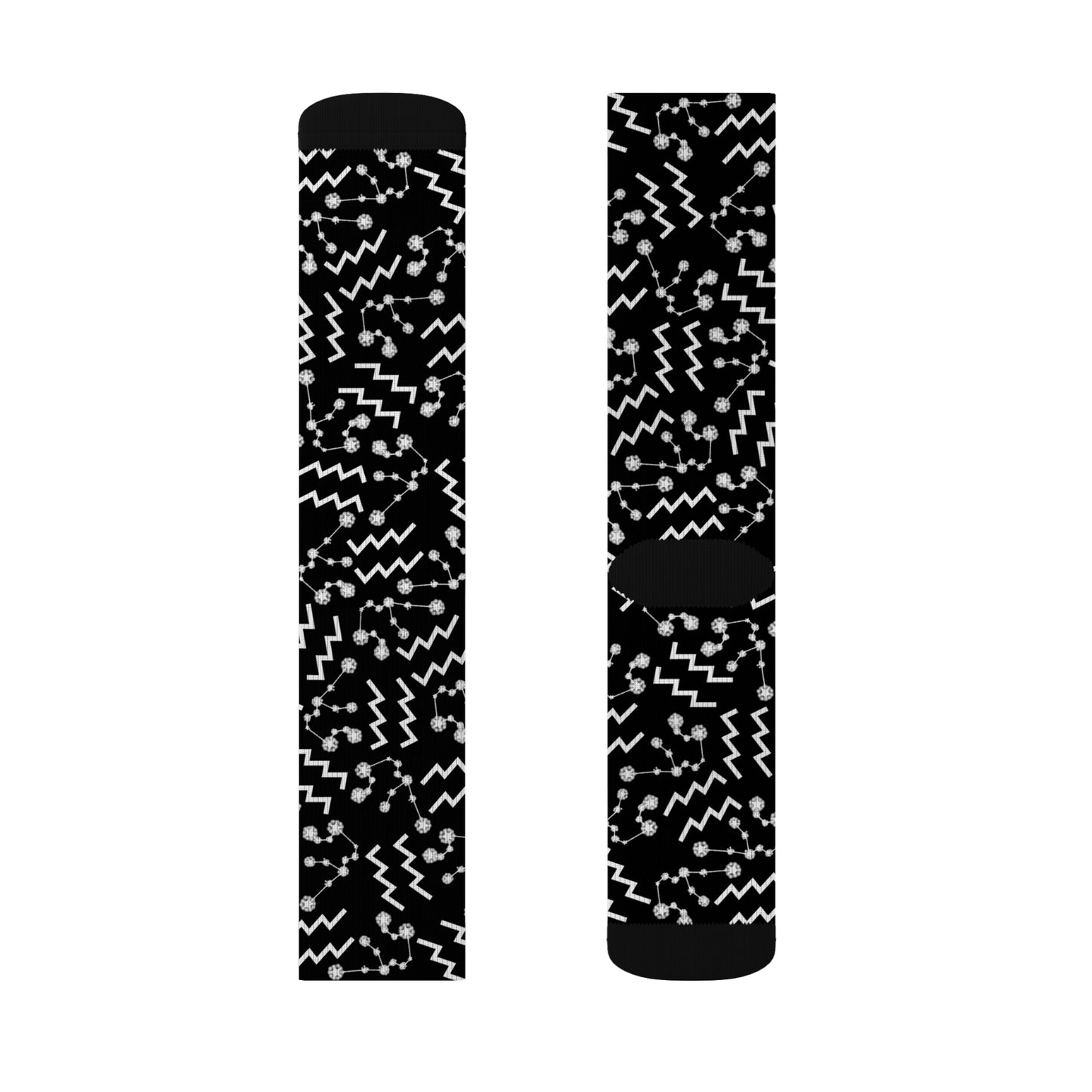 Zodiac Sublimation Socks Aquarius Zodiac sign