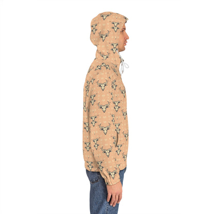 Full-Zip Hoodie (AOP), Taurus, Zodiac v4, Pattern