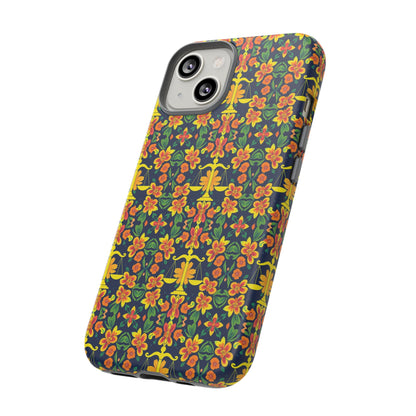 Tough Cases, Libra, Zodiac v3, Flower Pattern