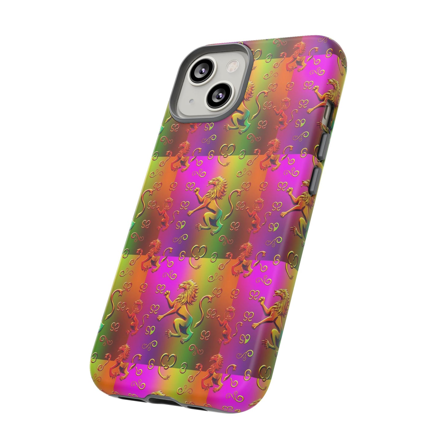 Tough Cases, Leo, Zodiac v1, Metal Pattern
