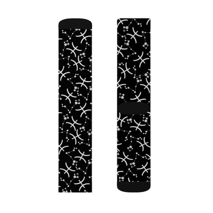 Zodiac Sublimation Socks Pisces Zodiac sign