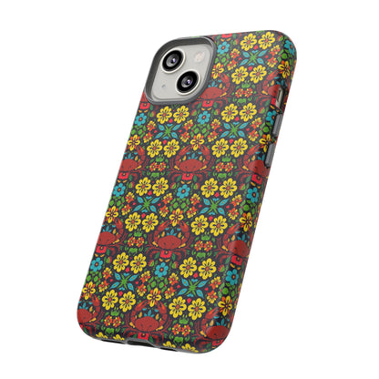 Tough Cases, Cancer, Zodiac v2, Flower Pattern