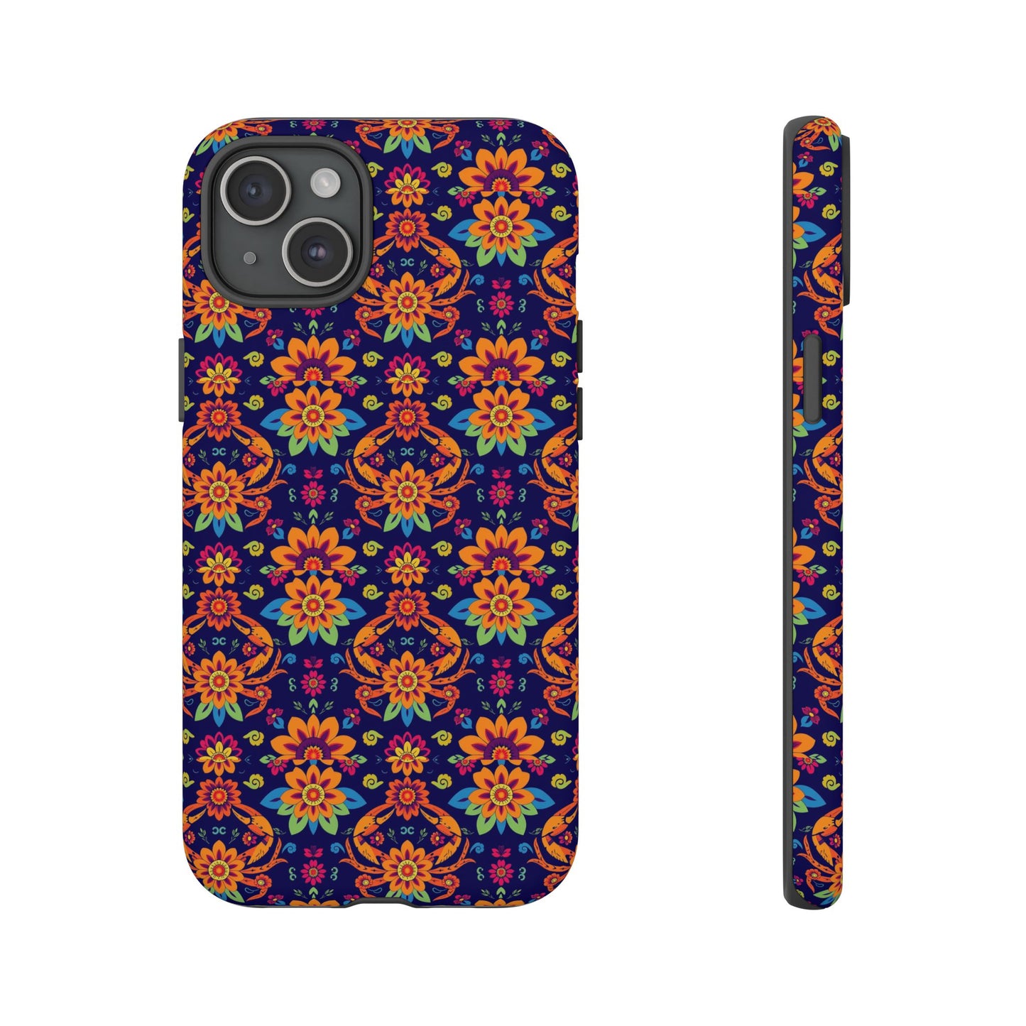 Tough Cases, Cancer, Zodiac, Flower Pattern