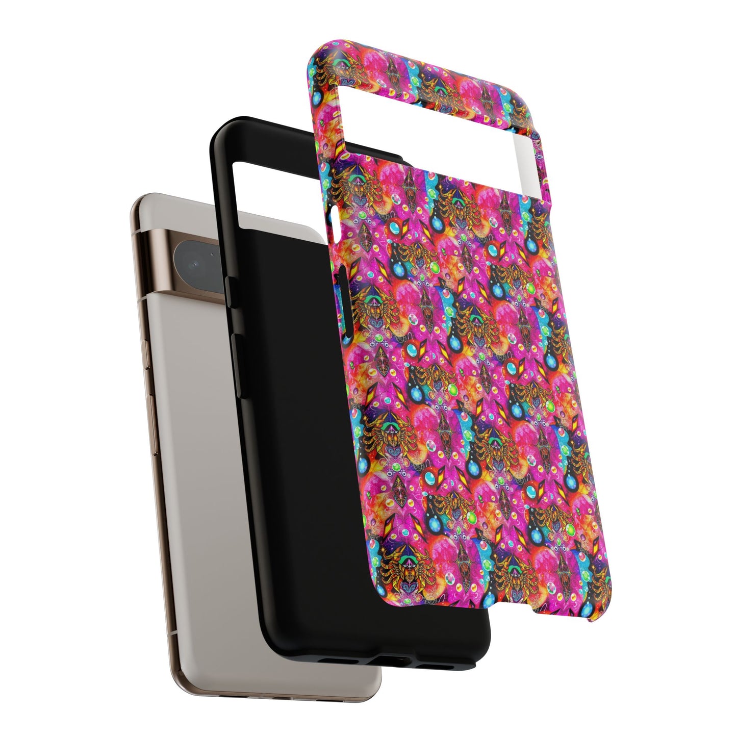 Tough Cases, Scorpio, Zodiac v1, Bubble Pattern