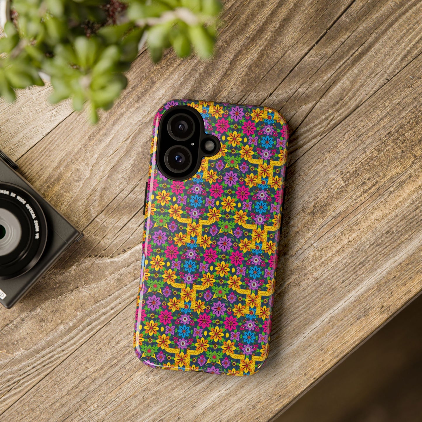 Tough Cases, Gemini, Zodiac v3, Flower Pattern
