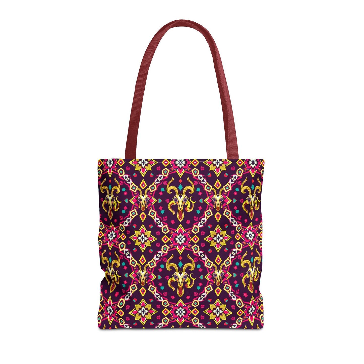 Tote Bag (AOP), Capricorn, Zodiac, Jewel Pattern