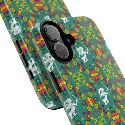 Tough Cases, Sagittarius, Zodiac, Flower Pattern