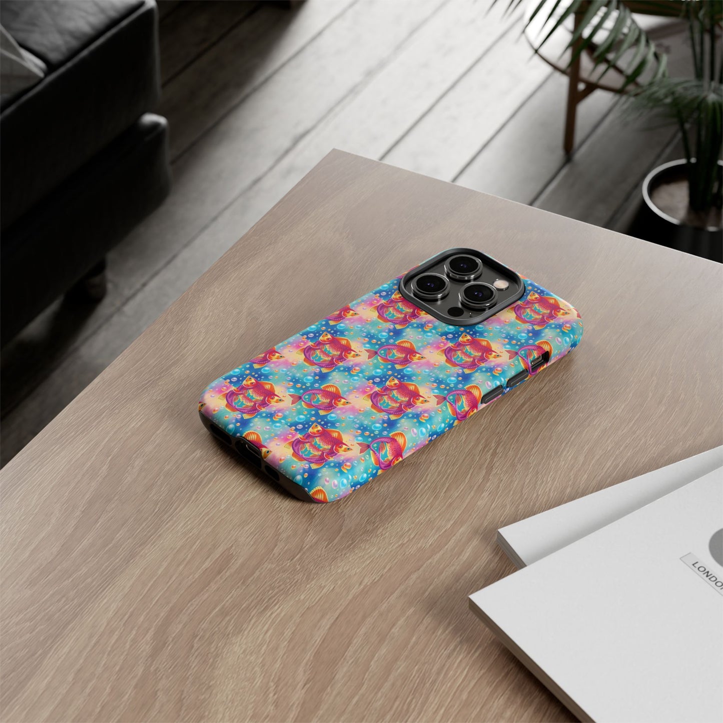 Tough Cases, Pisces, Zodiac v1, Bubble Pattern