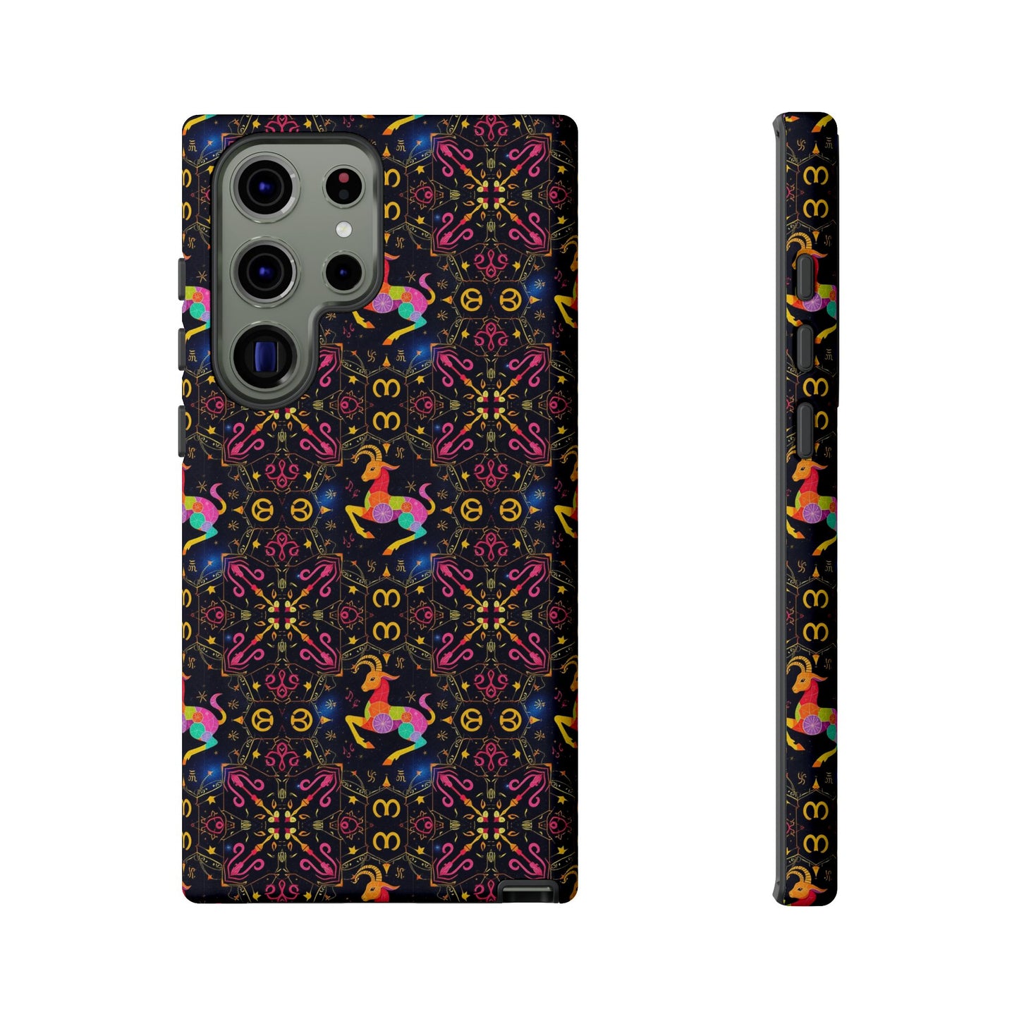 Tough Cases, Capricorn, Zodiac v2, Metal Pattern