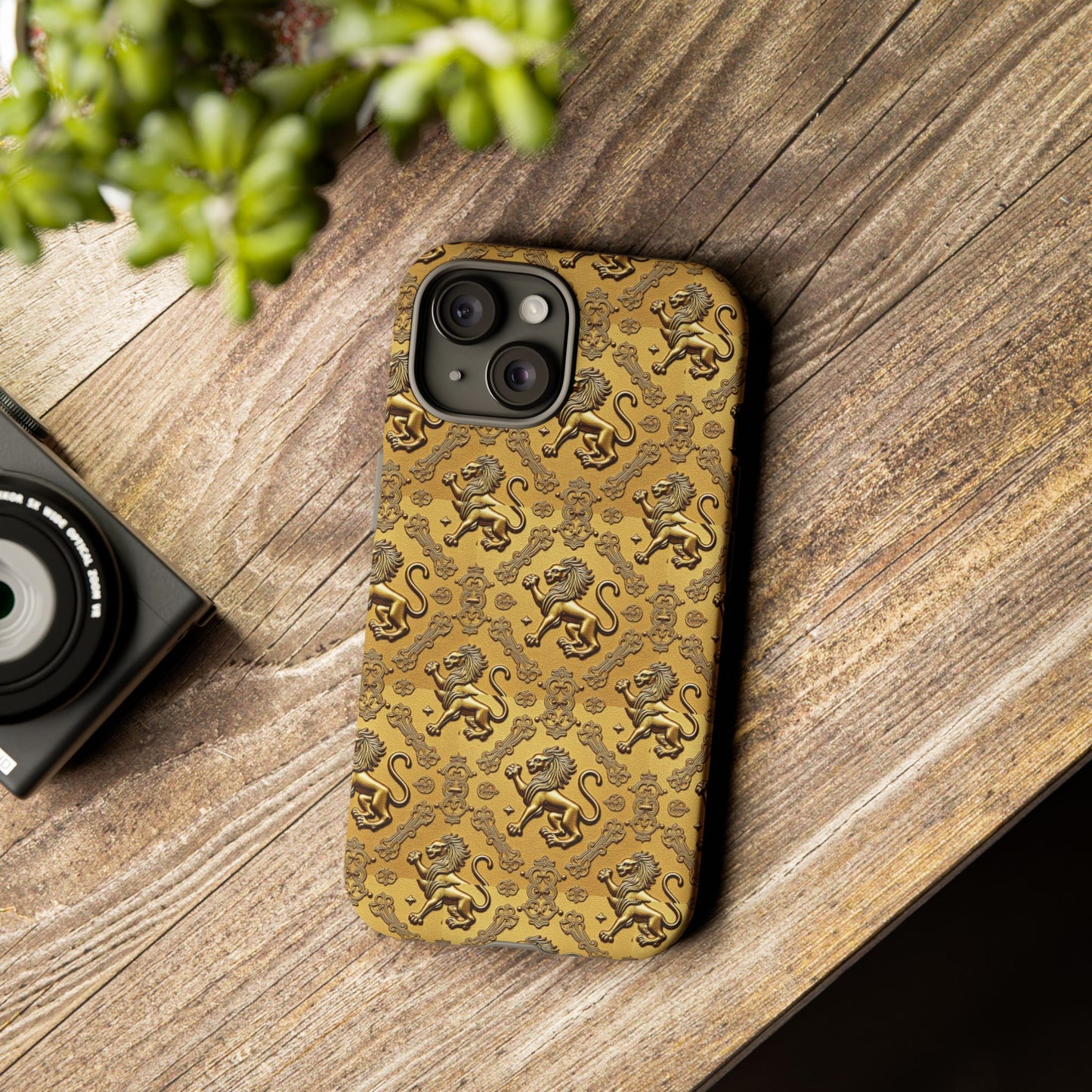 Tough Cases, Leo, Zodiac, Metal Pattern
