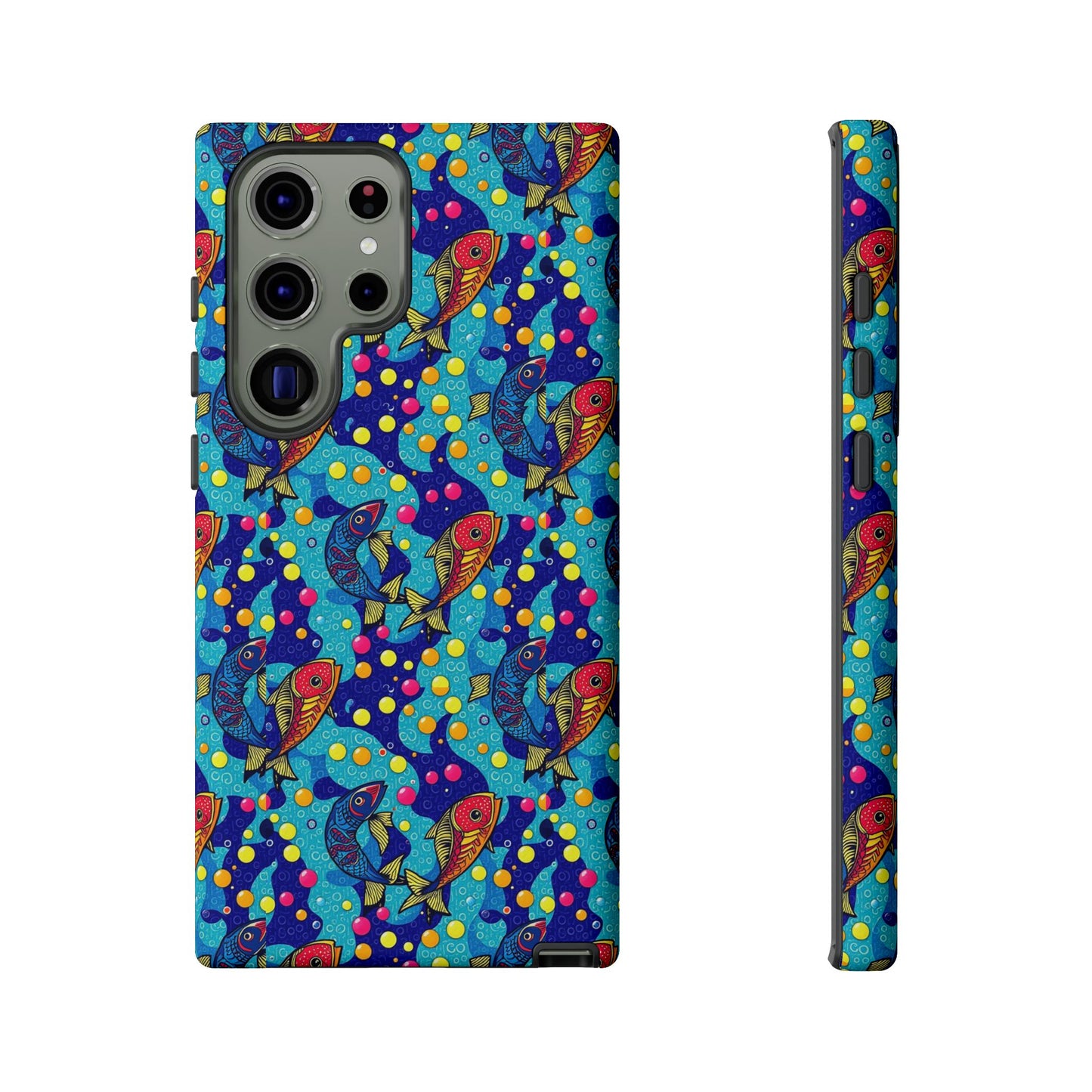 Tough Cases, Pisces, Zodiac v2, Bubble Pattern