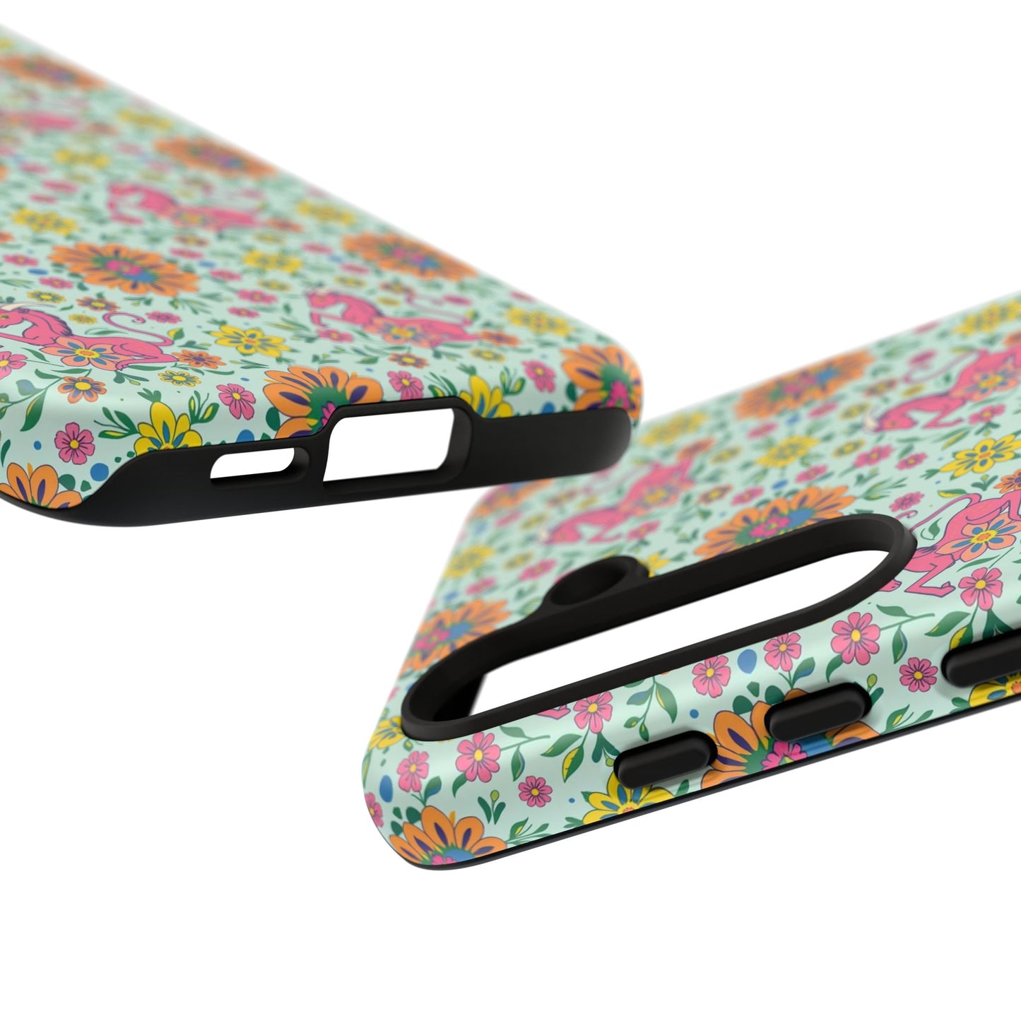 Tough Cases, Aquarius, Zodiac, Flower Pattern