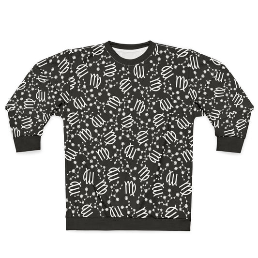 Zodiac AOP Unisex Sweatshirt Virgo Zodiac Sign