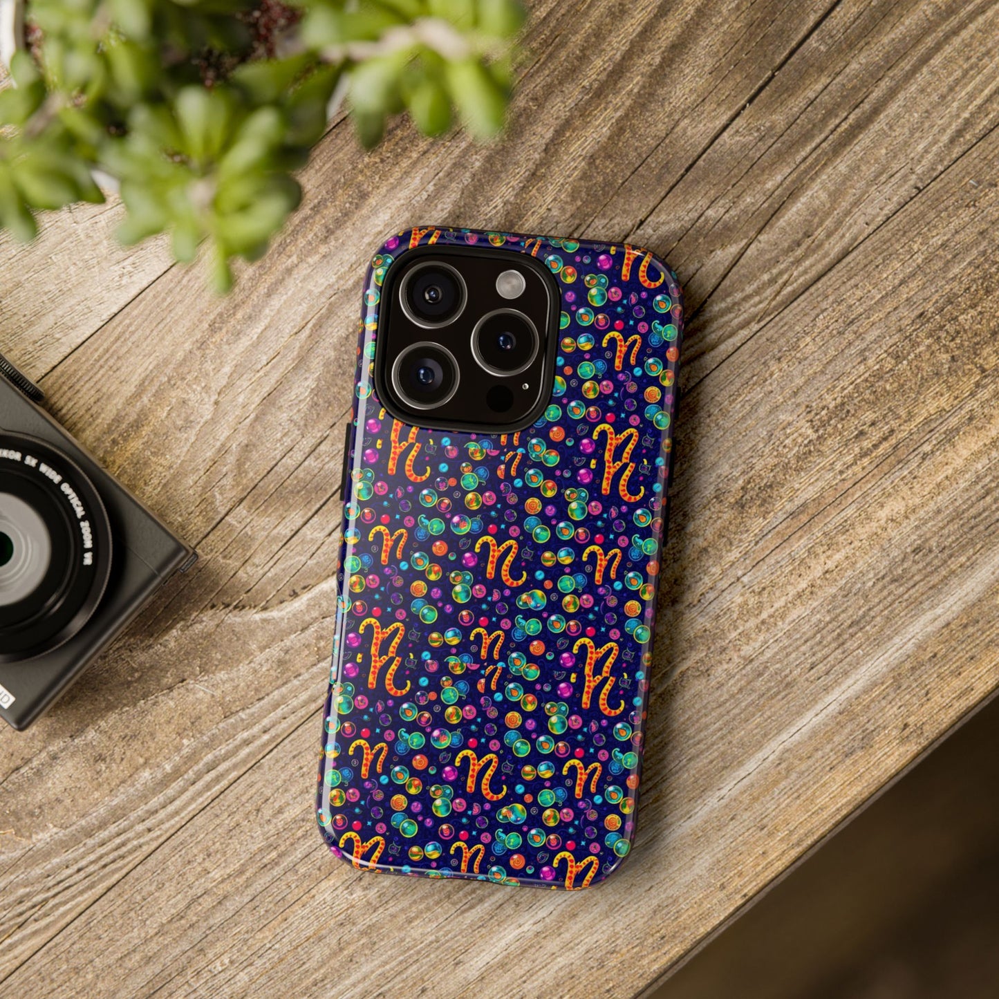 Tough Cases, Aquarius, Zodiac, Bubble Pattern
