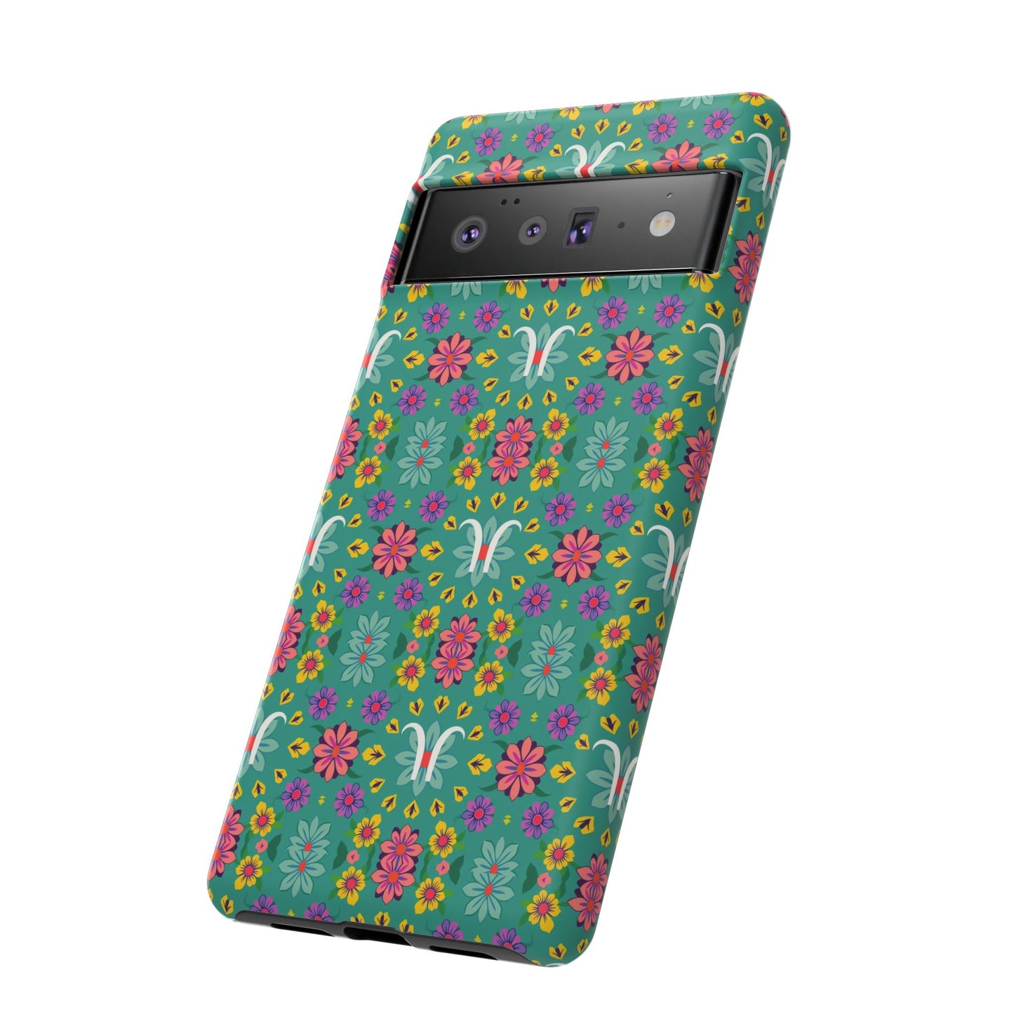 Tough Cases, Aquarius, Zodiac v4, Flower Pattern