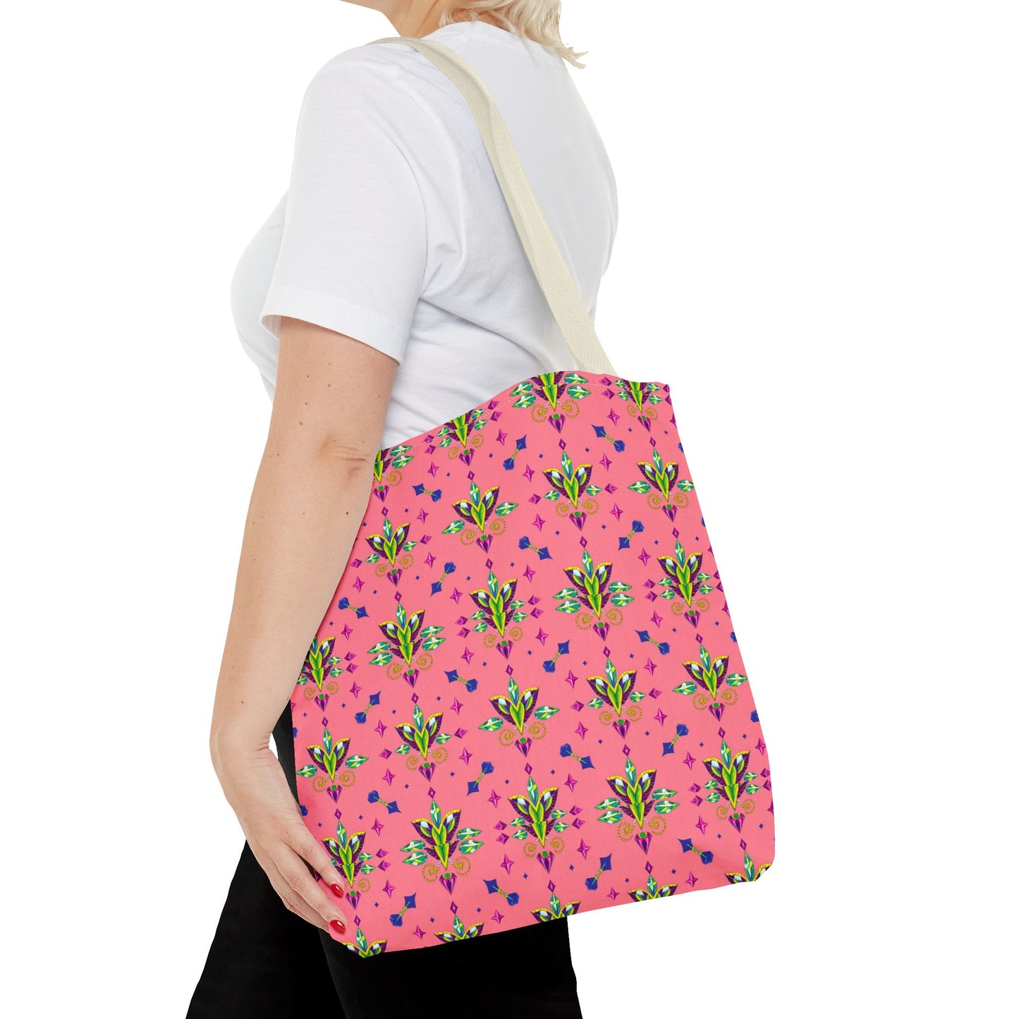 Tote Bag (AOP), Aquarius, Zodiac, Jewel Pattern
