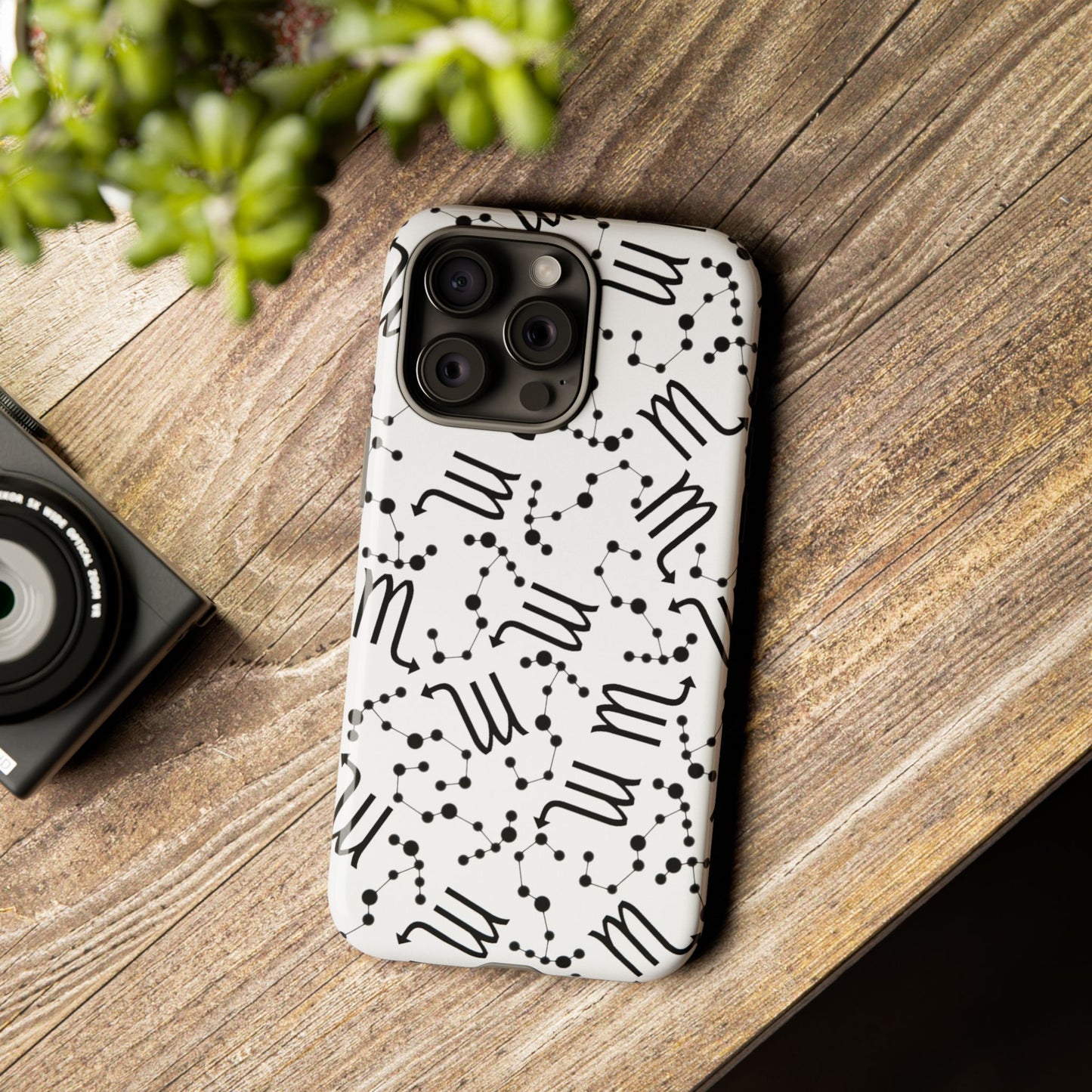 Tough Cases with the Scorpio Zodiac sign for iPhone, Samsung Galaxy, and Google Pixel devices