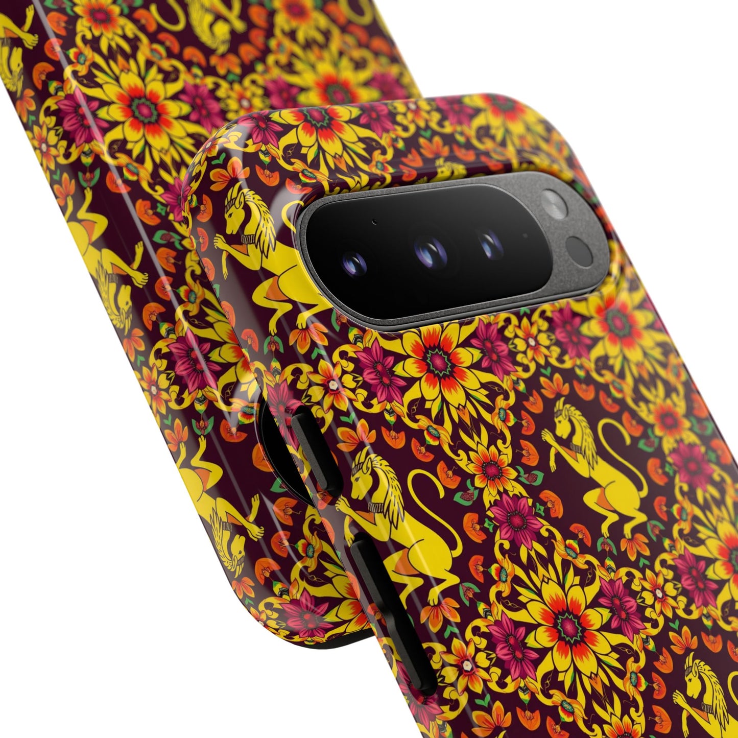Tough Cases, Virgo, Zodiac v1, Flower Pattern