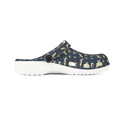 EVA Foam Rubber Shoes, (AOP), Capricorn, Zodiac v4, Pattern