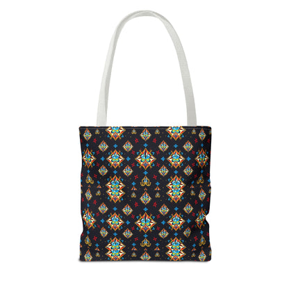 Tote Bag (AOP), Sagittarius, Zodiac v1, Jewel Pattern
