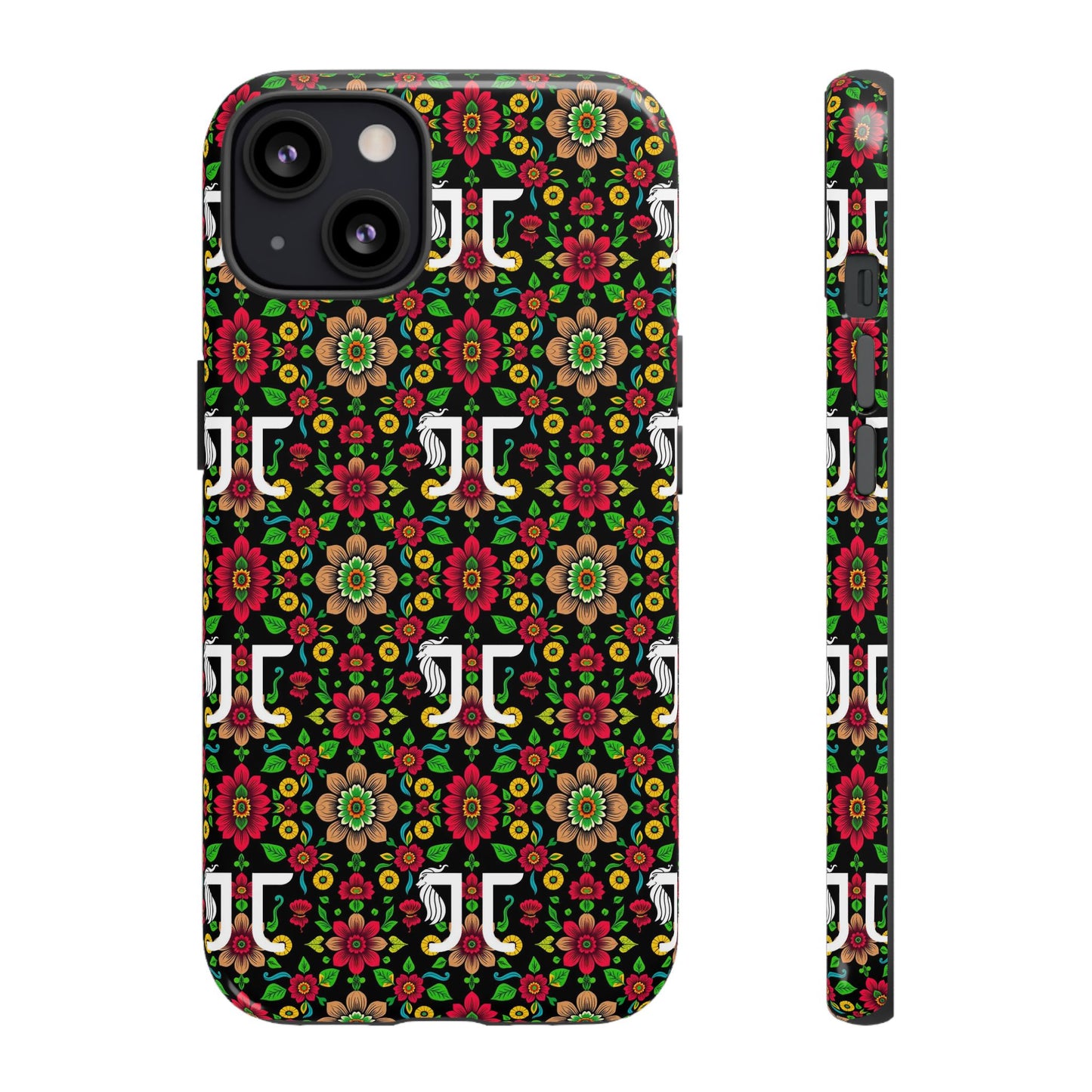 Tough Cases, Gemini, Zodiac v4, Flower Pattern