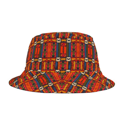 Bucket Hat, (AOP), Virgo v1, Zodiac Shape Pattern