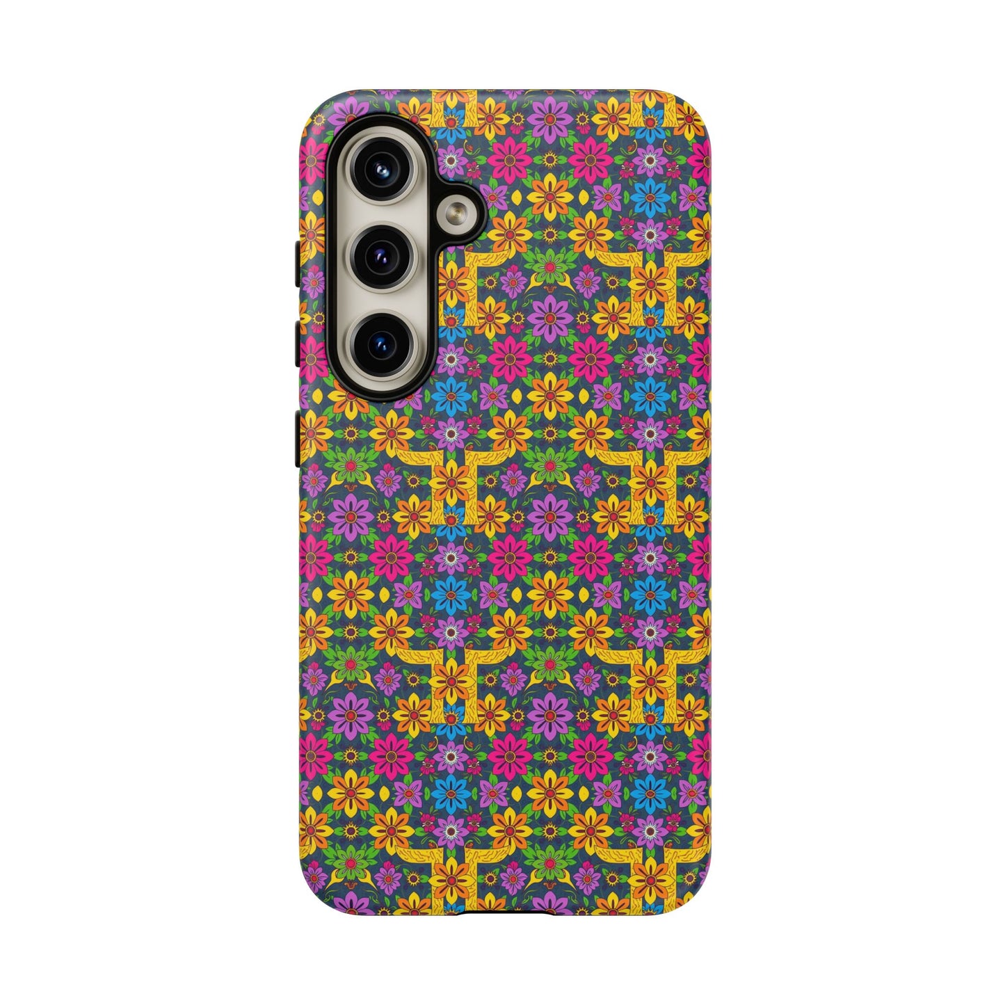 Tough Cases, Gemini, Zodiac v3, Flower Pattern