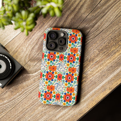 Tough Cases, Virgo, Zodiac v4, Flower Pattern