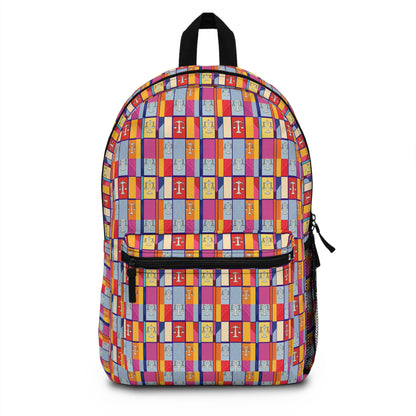 Backpack, Libra, Zodiac v2, Shapes Pattern