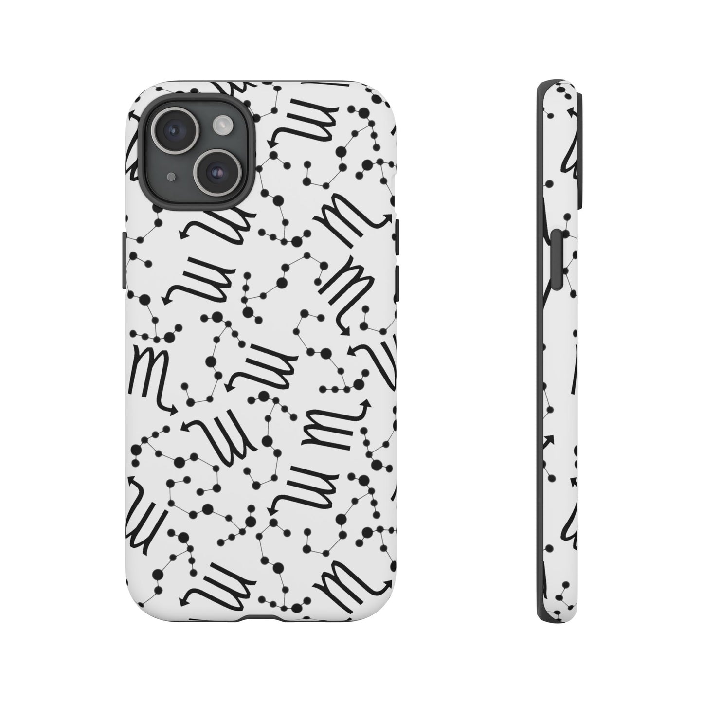 Tough Cases with the Scorpio Zodiac sign for iPhone, Samsung Galaxy, and Google Pixel devices
