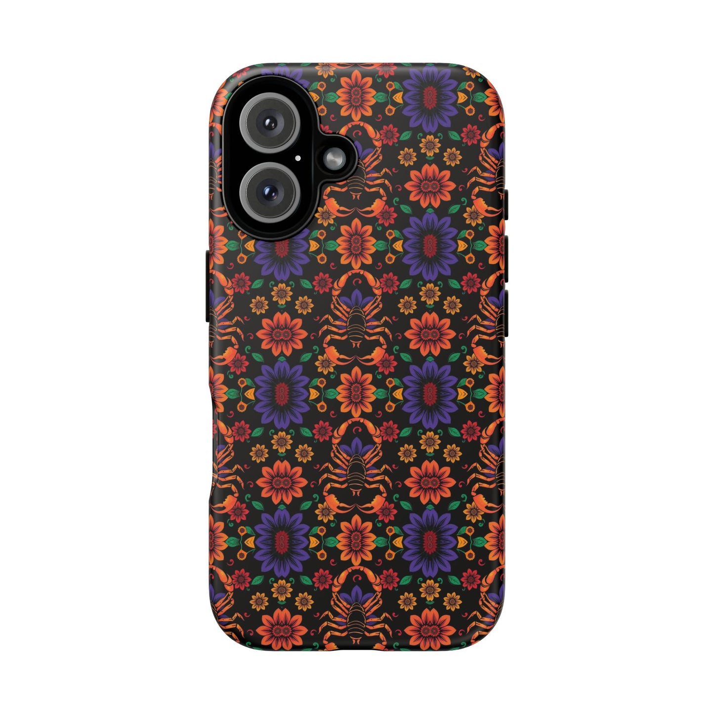 Tough Cases, Scorpio, Zodiac, Flower Pattern