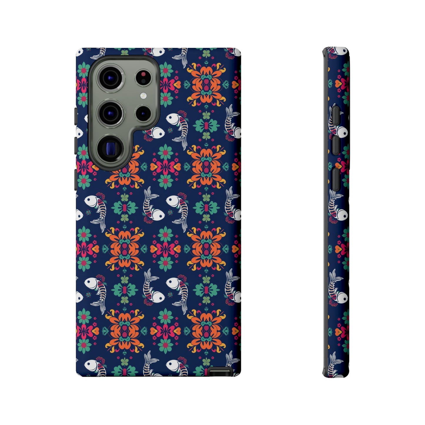Tough Cases, Pisces, Zodiac, Flower Pattern