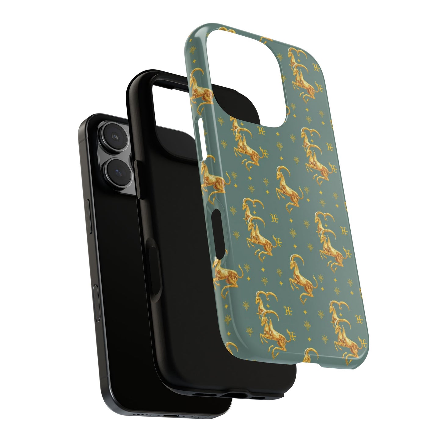 Tough Cases, Capricorn, Zodiac v1, Metal Pattern