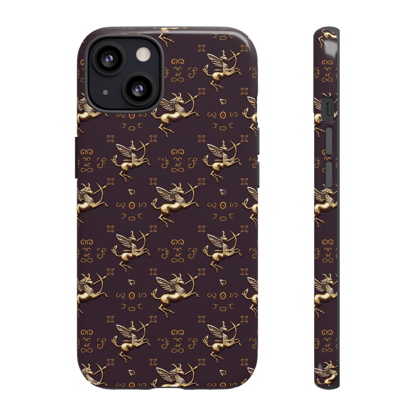 Tough Cases, Sagittarius, Zodiac v3, Metal Pattern