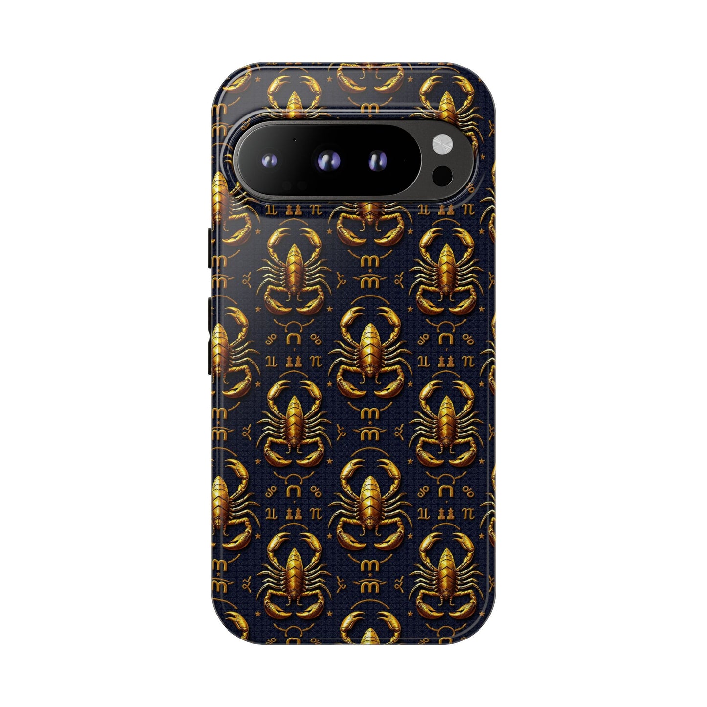 Tough Cases, Scorpio, Zodiac, Metal Pattern