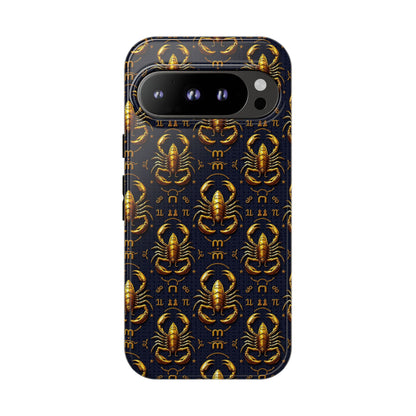 Tough Cases, Scorpio, Zodiac, Metal Pattern