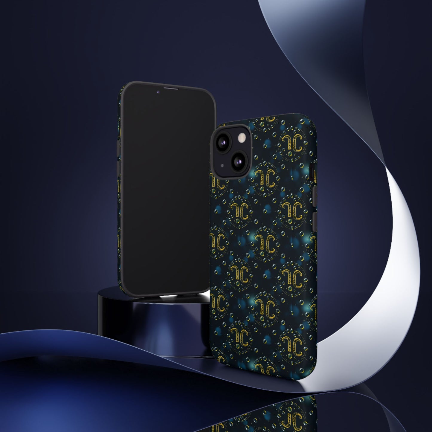 Tough Cases, Aquarius, Zodiac v2, Bubble Pattern
