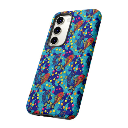 Tough Cases, Pisces, Zodiac v2, Bubble Pattern