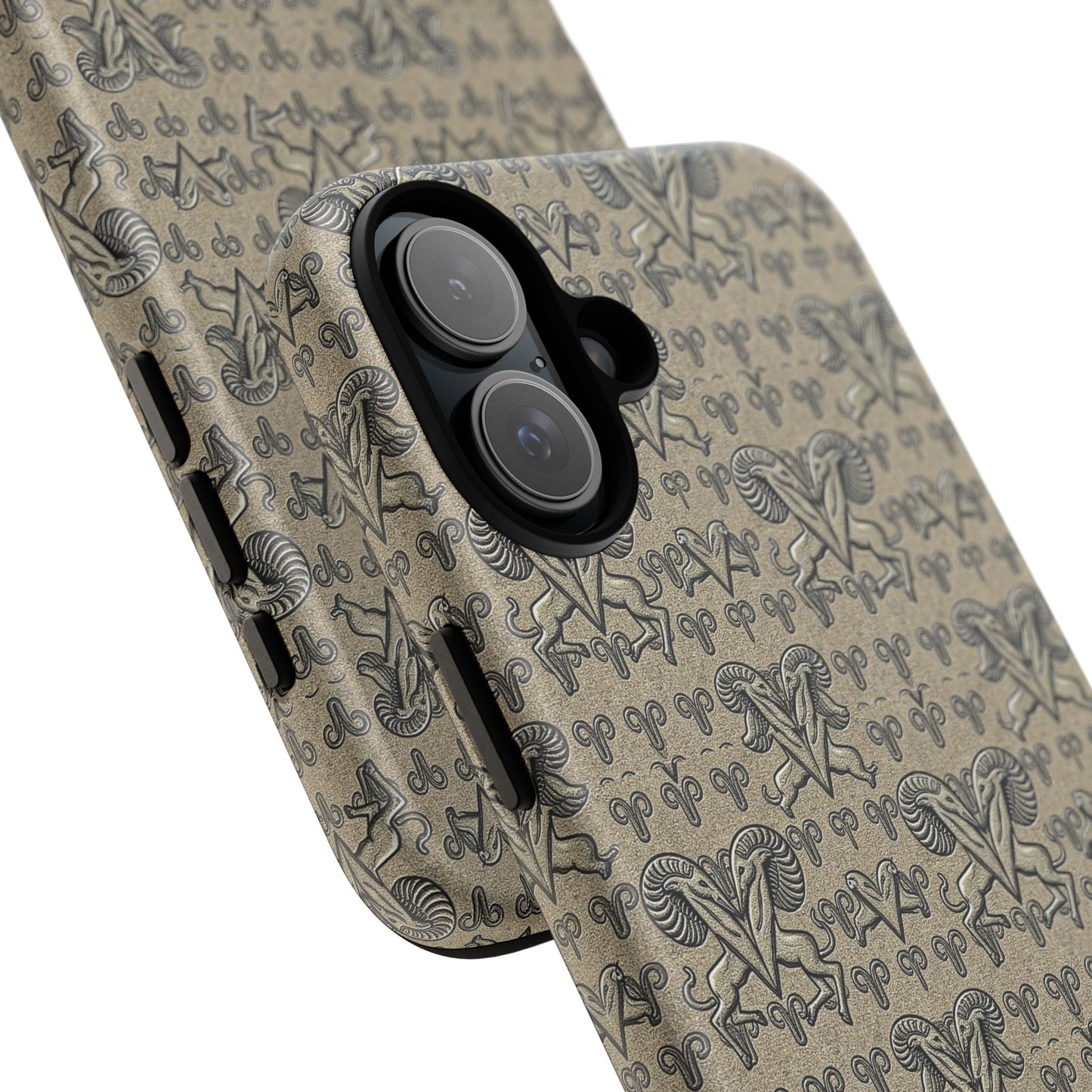 Tough Cases, Aries, Zodiac, Metal Pattern
