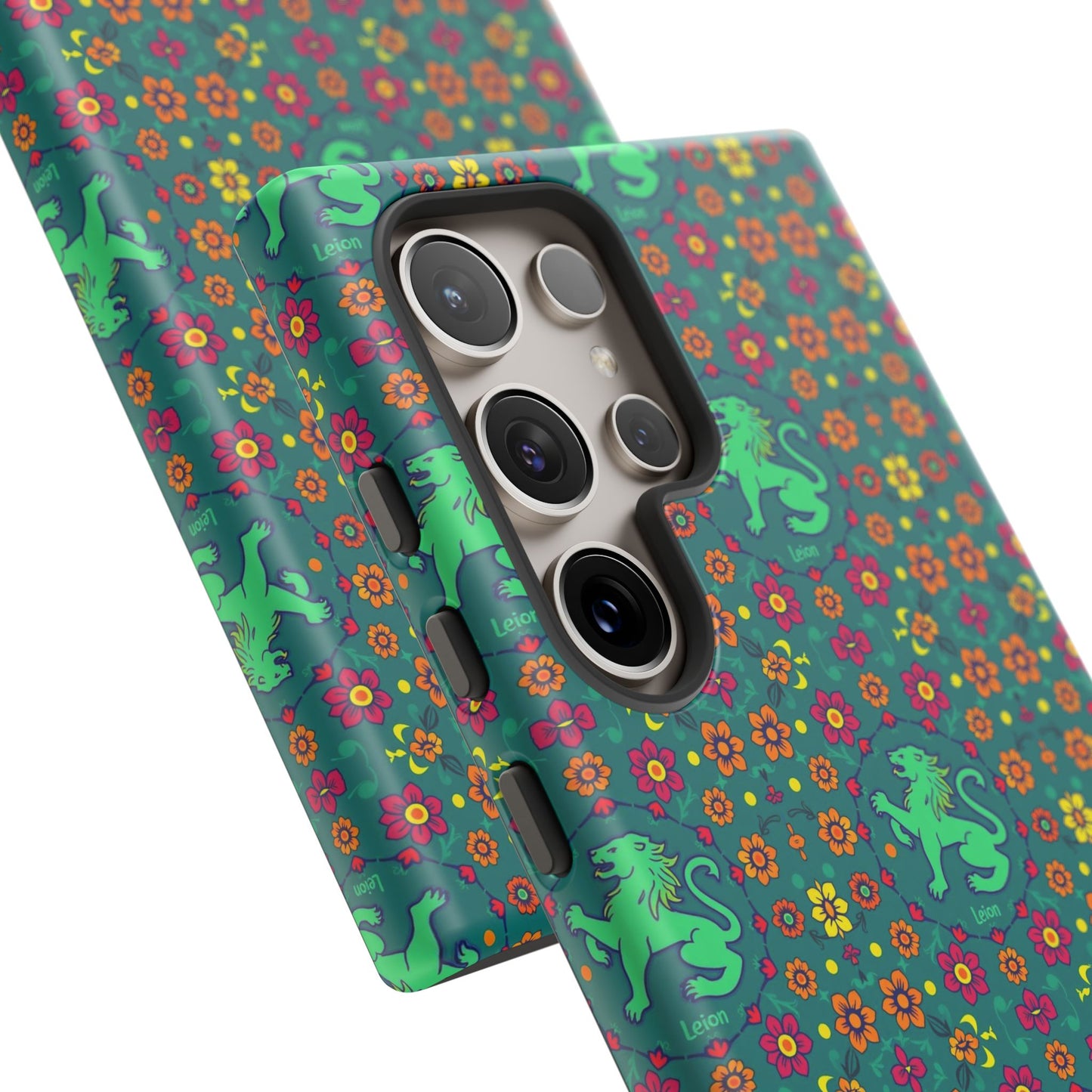 Tough Cases, Leo, Zodiac v3, Flower Pattern