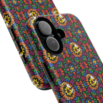Tough Cases, Capricorn, Zodiac v2, Flower Pattern